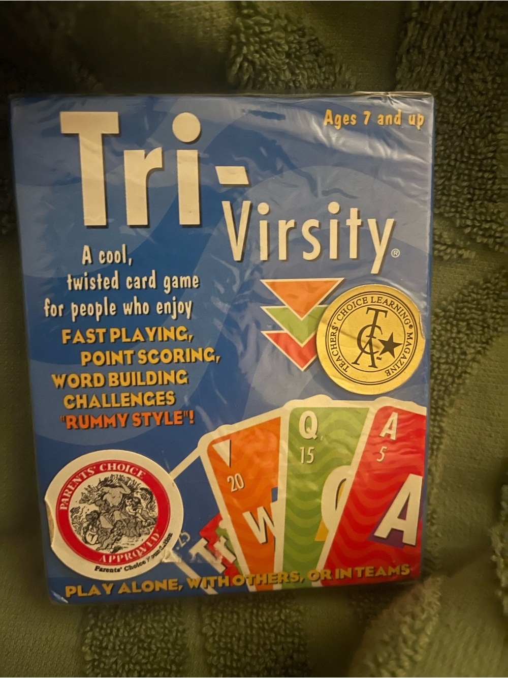Tri-Virsity Card Game - 1999 - New